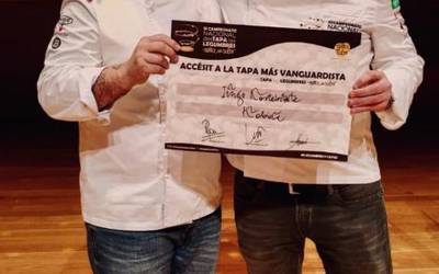 Kobika jatetxeak pintxorik abangoardistenaren saria irabazi du Valladolideko txapelketan