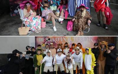 'Punta kaña hondartza' eta 'Frank de la Jungla' taldeek irabazi dute Debako mozorro lehiaketa