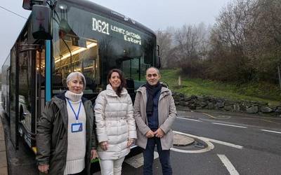 Autobus berriak erabiltzen hasi dira Gatzagako linean