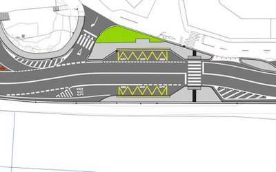 Mendaroko Azpilgoeta auzoko autobus geltokia egokituko du Aldundiak, seguruagoa egiteko