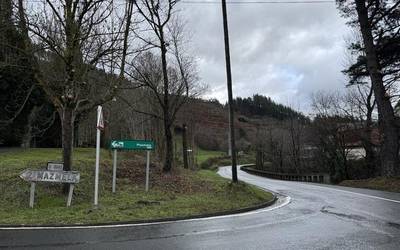 Ikusgarritasuna hobetu egin dute Mazmelako bidegurutzean