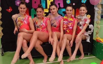 Zubiberriko gimnastek Amurrioko Aresketa txapelketan parte hartu dute