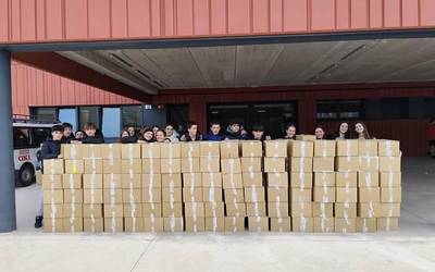 Bi tonatik gora elikagai bildu ditu Darahlik errefuxiatuen kanpalekuetara bidaltzeko