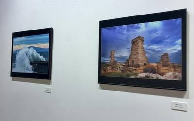 Arizondo elkarteko hamar kideren argazkiak ikusgai, Aroztegi aretoan