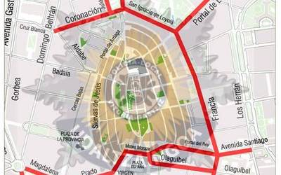 Gasteiz hiriguneko zati handi bat itxiko dute Martxoaren 3ko ekitaldiak direla eta