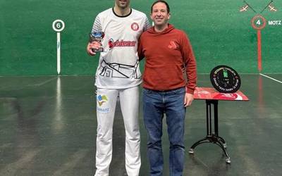 Iker Epelde gomazko palista txapeldunorde, Gipuzkoako Txapelketan