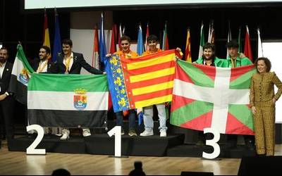 SpainSkills 2026 txapelketan Miguel Altunako Peio Romero eta Gorka Domenech ikasleek brontzezko domina lortu dute