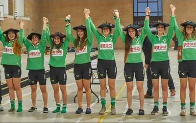 Beti Gazteko emakumeek 500 kiloko kategorian txapela jantziz borobildu dute Euskal Herriko sokatira txapelketa