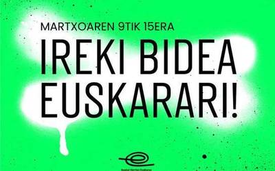 Ireki bidea euskarari!