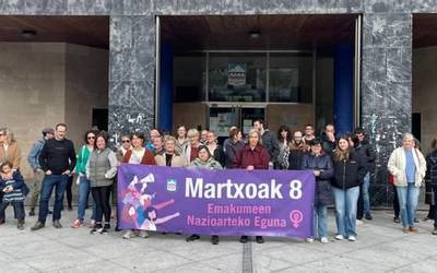 Diskurtso antifeministak arbuiatu eta berdintasunaren alde egiteko elkartu dira Mendaron