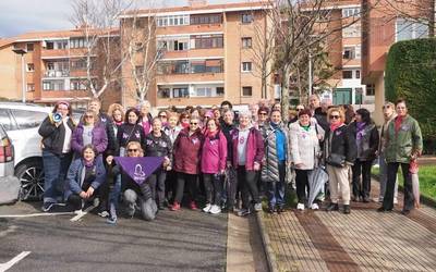 Berangoko emakumeek indarra aldarrikatu du Martxoaren 8ko ospakizunetan