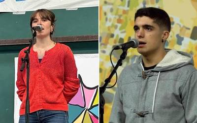 Osinalde bertso sariketan parte hartuko dute Haira Aizpurua eta Eki Mateorena bertsolariek