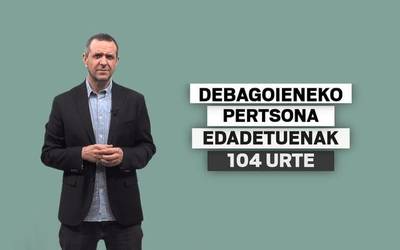 100 urtetik gorako debagoiendarrak, gero eta gehiago
