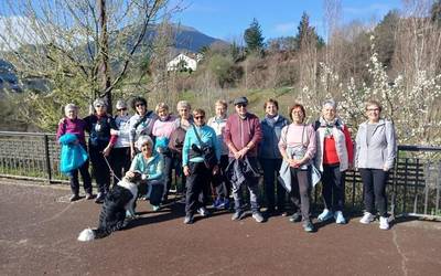 Gustura ibili dira Aramaioko Lagunkoiakoak paseoan