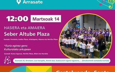 Arizmendi Ikastolak "Herria Kantari" jaialdia ospatuko du bihar, martxoaren 14an