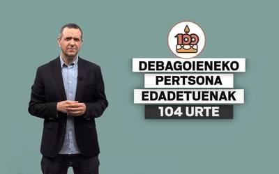 100 urtetik gorako debagoiendarrak, gero eta gehiago