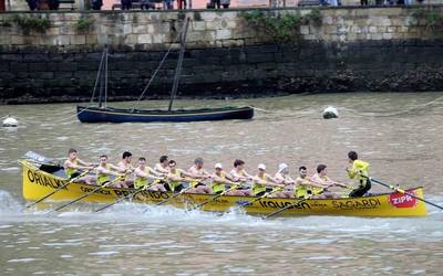 Orio bigarren sailkatu da San Pedroko XVII. Test Estropadan
