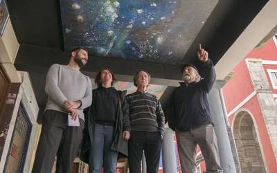 Foru plazako hastialetako horma-irudiak amaitu dituzte, 14 urteren ondoren