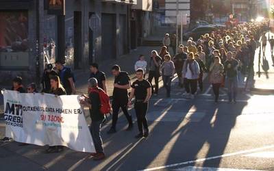 2.500 pertsona baino gehiago Sakanako manifestazioan