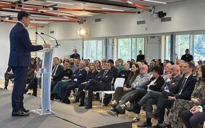 Imanol Pradales Huheziren 50. urteurreneko ekitaldian