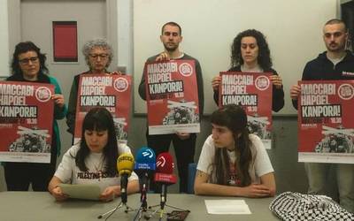 Hapoel eta Maccabiren aurkako partidak "bertan behera" uztea exijitu dute