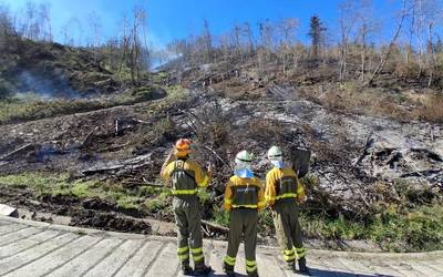 Sute bat izan da Antzuolako Irimo Barrena auzoan