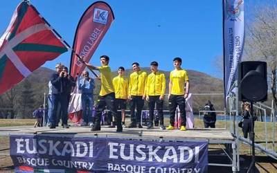 Kadete mutilak garaile, Euskadiko Batel Topaketan