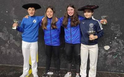 Bergarako infantil mailako bikote elgetarra, Gipuzkoako txapeldunorde