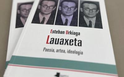 Lauaxeta protagonista den liburua aurkeztuko dute Olaso dorrean