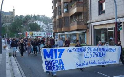 Eskerrik asko, Zumaia, klase elkartasunera batzeagatik