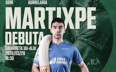 Martixpe erremontista doneztebarrak profesionaletan debuta eginen du larunbatean Galarretan