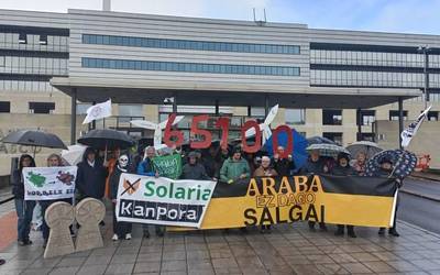 7.200 alegazio aurkeztu dituzte Solariaren makroproiektuen aurka