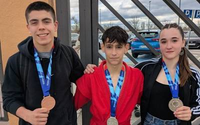 Desorekako kadeteak domina banarekin itzuli dira Espainiako Sanbo Txapelketatik