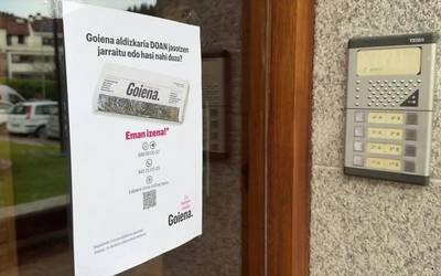 GOIENA aldizkaria jasotzen jarraitu nahi duten aretxabaletarrek eskaera berritu behar dute