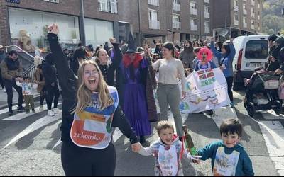 Korrika txiki-txikia, irudietan