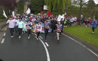 24. Korrikak Azkoitian egin duen bidea, bideoan ikusgai