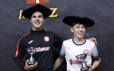 Inar Olano eta Denis Santos, Gipuzkoako binakako txapeldun