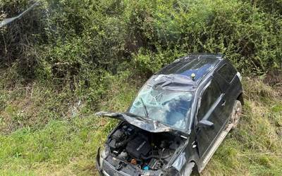 Herritar bat zauritu da eguerdian Laudio eta Okondo artean gertatutako istripuan