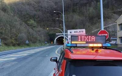 Belateko tuneletako obrengatik N121A errepidea itxita izanen da gaur eta bihar