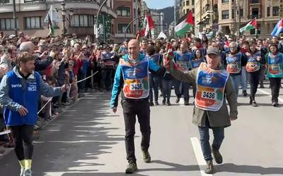 Bi sakandar Korrikako azken aurreko lekuko hartzean