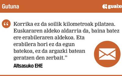 Euskara gara, baina benetan bagara?