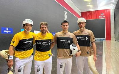 Zumaia Jai Alai Master Serieseko finaletik kanpo gelditu da Unai Uranga