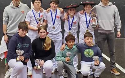 Luken Osanbela eta Aimar Rodriguez, larruzko paletan garaile