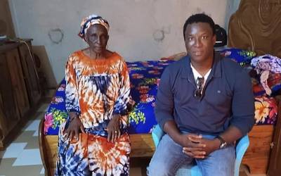 Ousmane Ba familiarendako Senegalen eraikitzen ari zen etxea amaitzea da orain helburua
