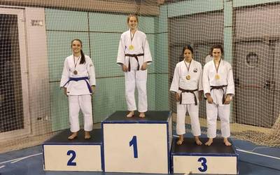 Edith Garate elgoibartarra txapeldunorde, Euskadiko Judo Txapelketan