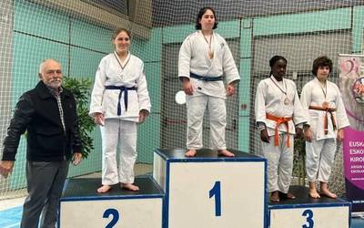 Euskadiko Judo Txapelketan bigarren egin du Alba Padronesek