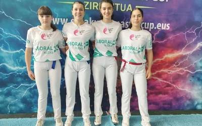 Garazi Imaz eta Dunixe Alberro garaile Nafarroako Irekiko gazte mailako Izabako jardunaldian