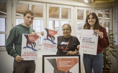 Kubara bidaltzeko oinarrizko produktuak bilduko dituzte Larrabetzun eta Derion