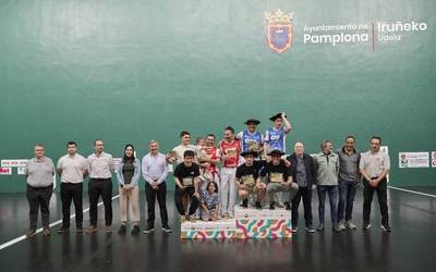 Uterga eta Mitxeo doneztebarrek irabazi dute Iruñeko Alde Zaharreko XII. erremonte txapelketa