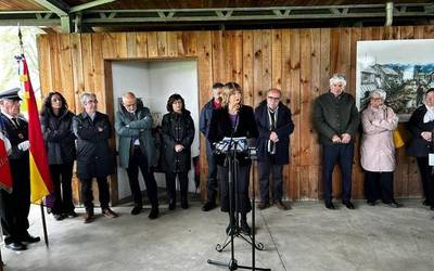 Gurs-eko kontzentrazio-esparruan gogoratu dituzte han izan ziren nafarrak